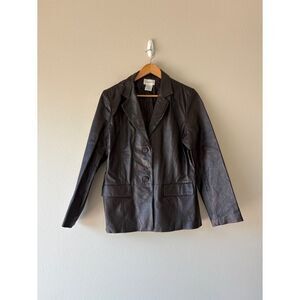 chadwick's vintage mocha brown leather jacket